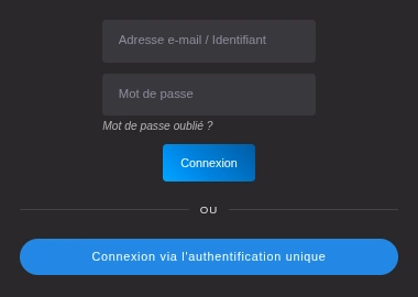 Connexion SSO