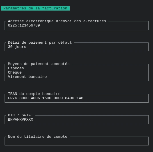 Cinquième étape de l'assistant d'installation CLI de Loxya